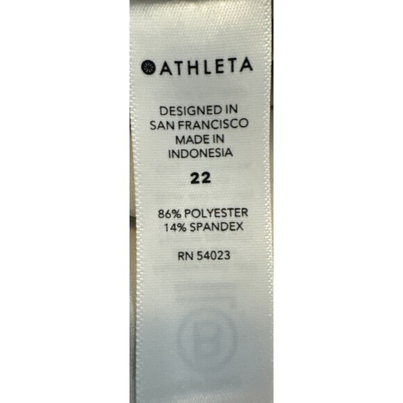 Athleta Brooklyn Ankle Pant Cream Lightweight Pockets Travel Stretch size 22 - Picture 5 of 10